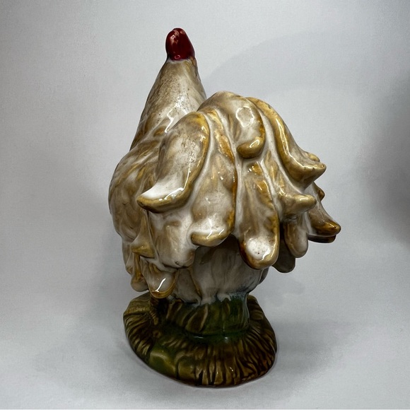 Hen & Rooster Decorative Ceramic Figures 6-6.5” Unbranded - Picture 5 of 14